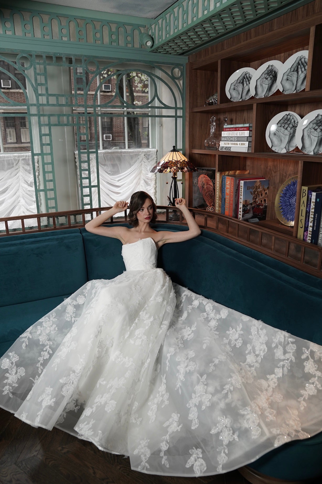 Agatha - Strapless Sweetheart Neckline A-Line Skirt Wedding Dress Nardos Agatha - Strapless Sweetheart Neckline A-Line Skirt Wedding Dress Nardos