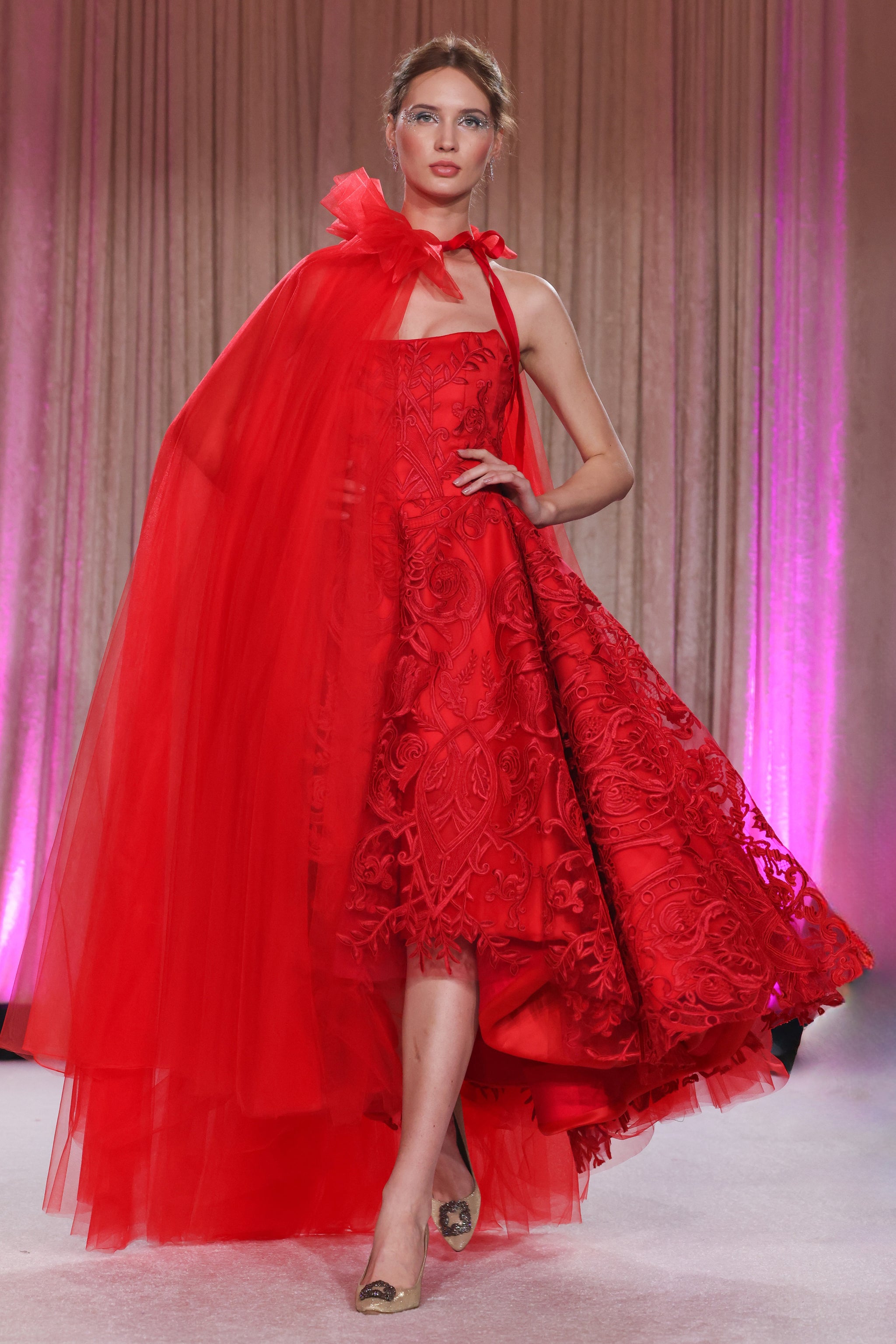 high fashion couture dresses Jasz Couture Dress 7607 WINE / 6 main image 1